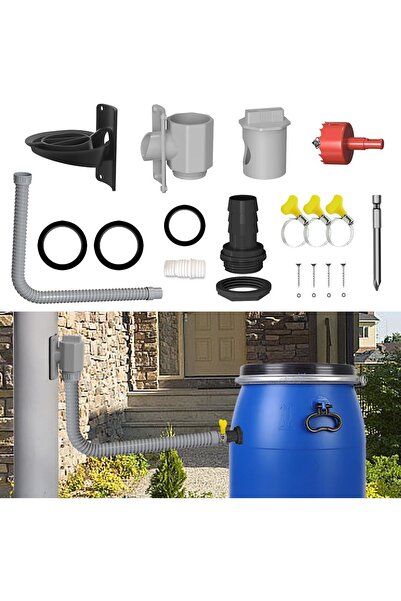 OEM Colector de apă pluvială pentru jgheab 70-100mm Kit cu furtun rezistent d...