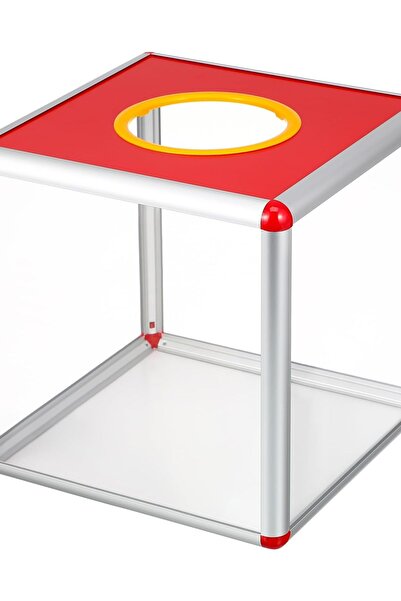 OEM Urna de vot transparentă din acrilic solid 25x25x25 cm