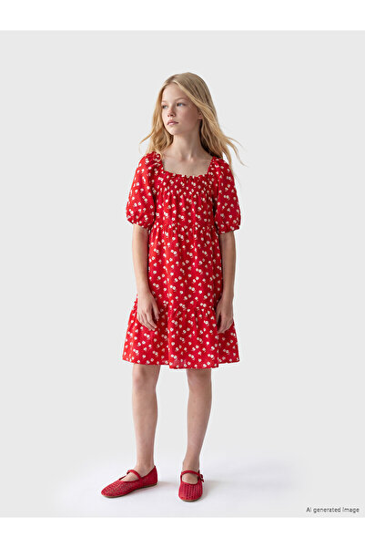 LC Waikiki Dresses - Red - Regular