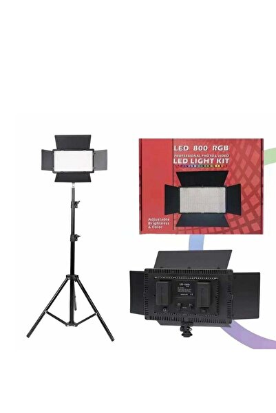 Generic Professional Photo & Video LED 800 RGB Light Kit With battery