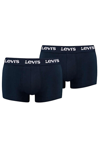Levi's Ανδρικά Βαμβακερά Ελαστικά Μποξεράκια με Λογότυπο - Ναυτικό Μπλε, Πακέ...