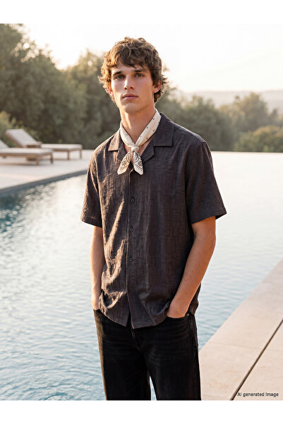 LC Waikiki Cămașă pentru bărbați NEVAVM cu croială regulară și detaliu la spate