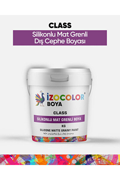İzocolor Class Silikonlu Mat Grenli Boya
