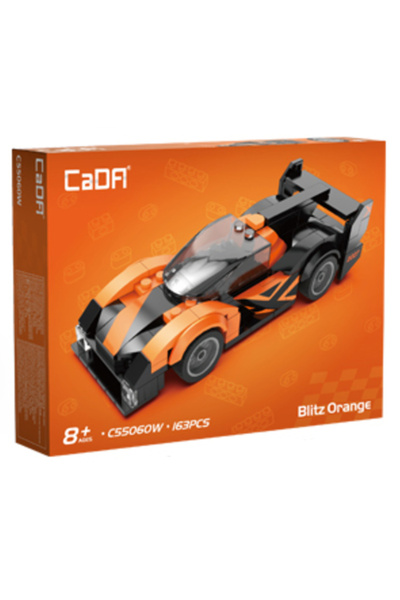 cada Bricks Blitz Orange Race Car 163 Pieces