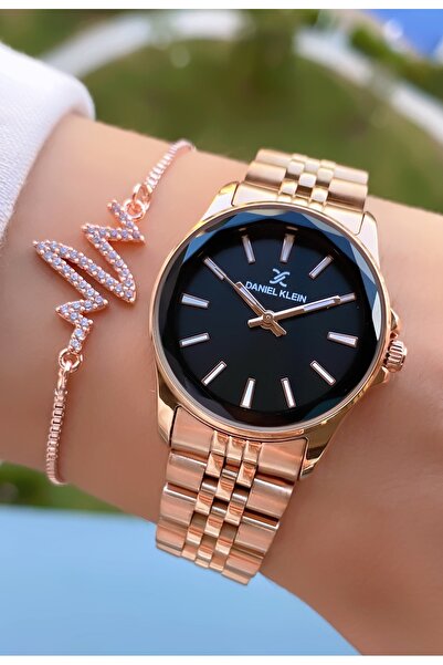 Daniel Klein Rose Gold Color - Women's Wristwatch - with Bracelet Gift 010Dkl...