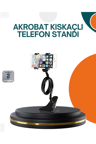 BŞK VİRGO حامل هاتف مكتبي يوفر استخدامًا بدون استخدام اليدين