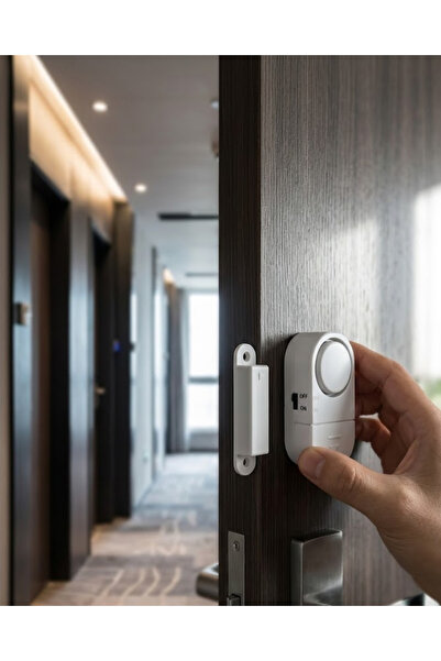 FAROUKİ Manyetik Sensörlü Alarm Kapı Pencere İçin 90 dB Güçlü Sesli Uyarı Sis...