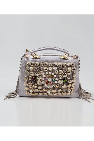 Ega ayakkabı Women's Imported Designer Stone-Studded Bag