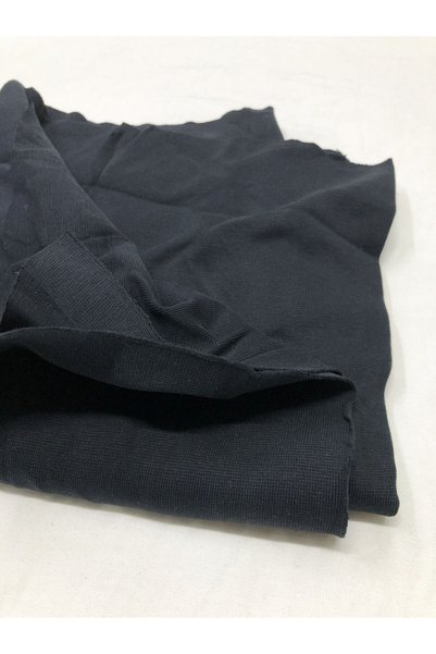 Yiğit Kumaş Ribana Fabric, Piece 45X180 cm - Black