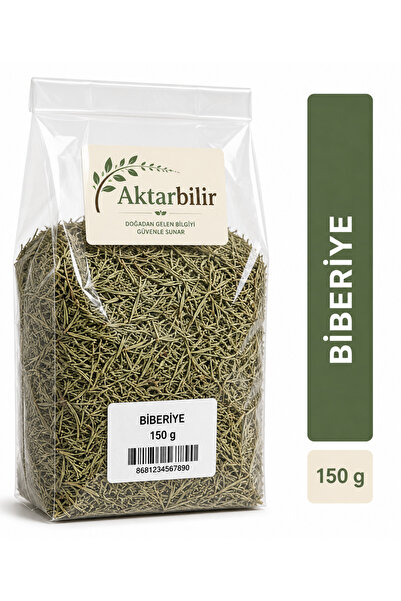 Aktarbilir Biberiye 150 g - Yüksek Rakım Yerli Kurutulmuş Baharat ve Bitki Çayı