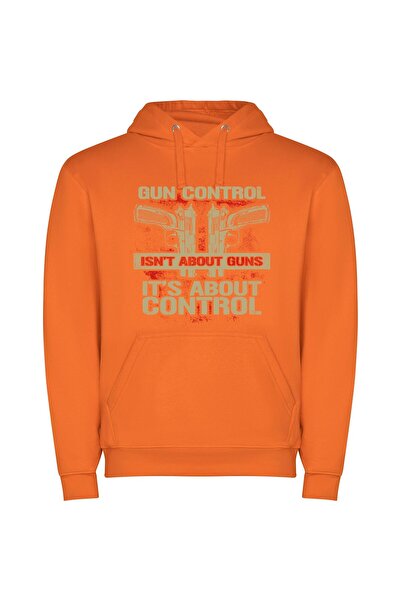 iLovePrints Central Shot: Mastering Control Φούτερ με κουκούλα σε χρώμα Πορτο...