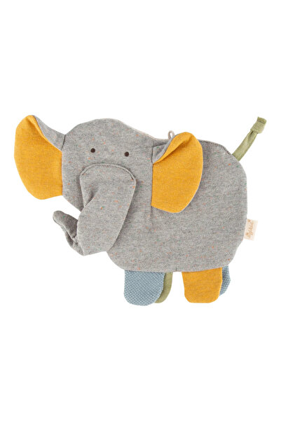 Sigikid Păturică de confort elefant, jucărie de pânză foșnitoare pentru copii