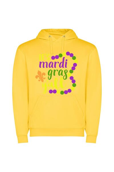 iLovePrints Mardi Gras Extravaganza: SVG Bliss Φούτερ με κουκούλα σε χρώμα Κί...