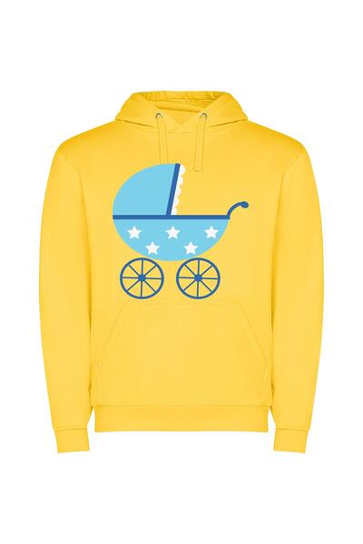 iLovePrints Starry Buggy Bliss Φούτερ με κουκούλα σε χρώμα Κίτρινο
