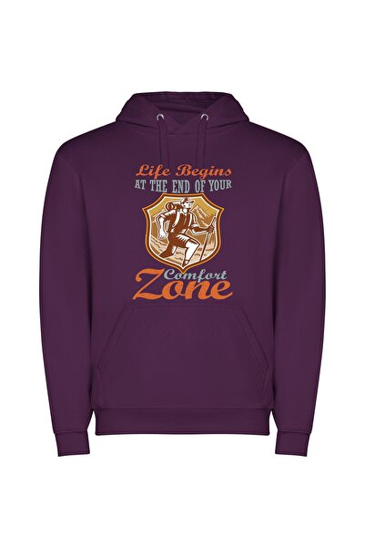iLovePrints Comfort Zone's End: Shepard Fairey-Style Φούτερ με κουκούλα σε χρ...