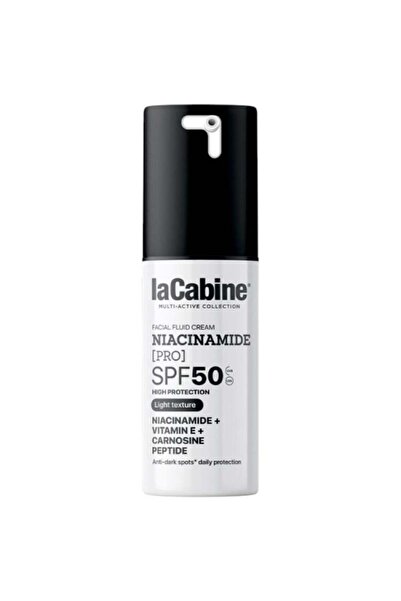 LaCabine كريم واقي من الشمس للوجه بالنياسيناميد + برو بعامل حماية SPF50 من لا...