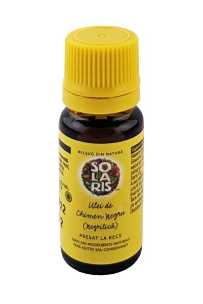 SOLARIS Ulei de Chimen Negru Negrilica Presat la Rece 10ml