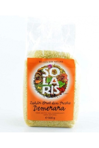 SOLARIS Zahar Brut din Trestie Demerara 500gr