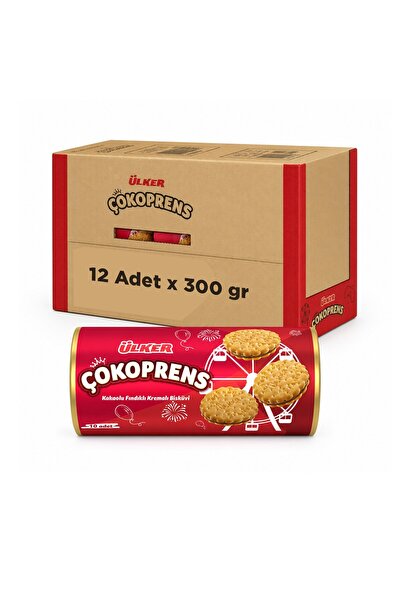 Ülker Çokoprens 10'lu Paket 300 Gr x 12 Adet