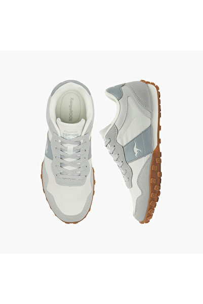 Kangaroos حذاء رياضي نسائي برباط وتصميم متعدد الألوان