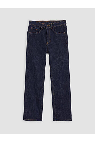 LC Waikiki Indigo High Waist Straight Fit Women's Jean Pants