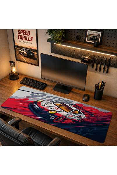 RUGRUMBA DRW1010 40x90cm Gaming Player XL Mousepad cu margini cusute, dimensi...