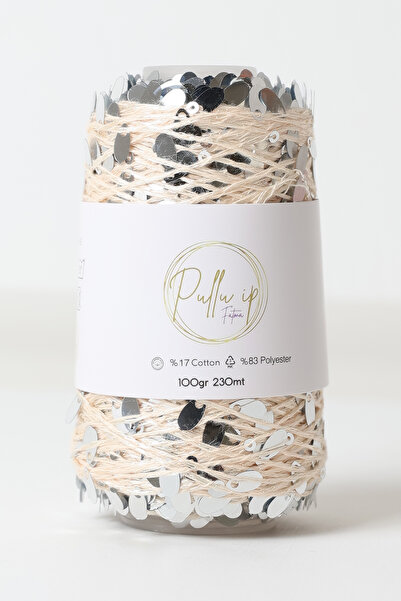 FATMA PULLU İP Damla Pullu İp 230 Meters in Length in 100 Gram Spools Quality...