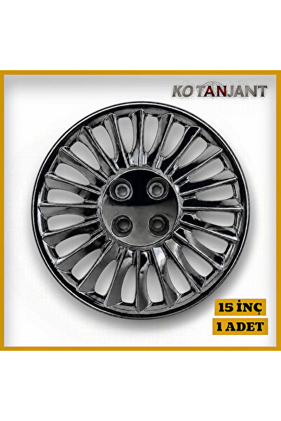 Kotanjant FİAT PUNTO 15 İnç Jant Kapağı (TEK) 1 Adet Piano Black + 1 Amblem