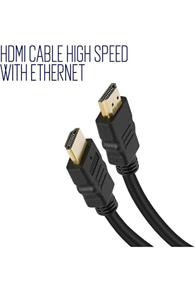 Ewent كابل HDMI عالي السرعة 1.4 مع إيثرنت A/A، ذكر إلى ذكر، طول 5 متر، موديل ...