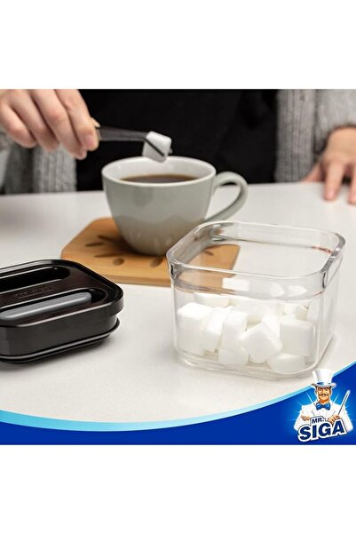 MR.SIGA 4 Pack Airtight Food Storage Container Set, BPA Free, Stackable | One...