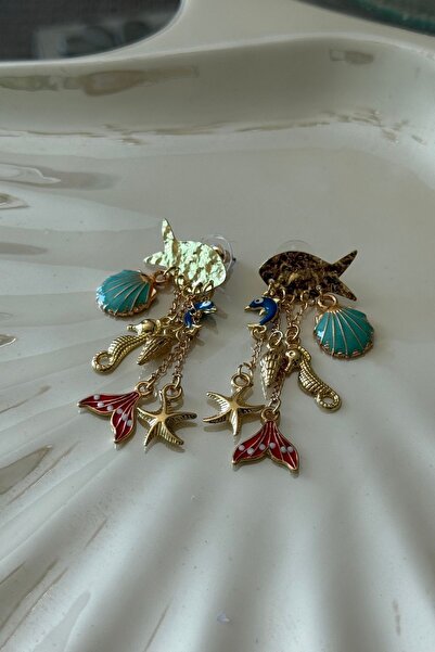Trendy Butik أقراط الصيف VIP