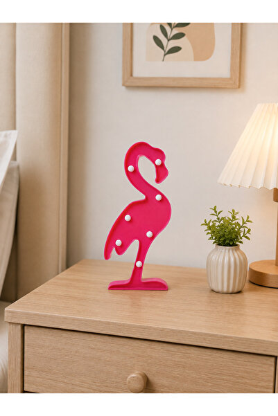 HARWELL Dekoratif Flamingo Işık/Pilli Gece Lambası