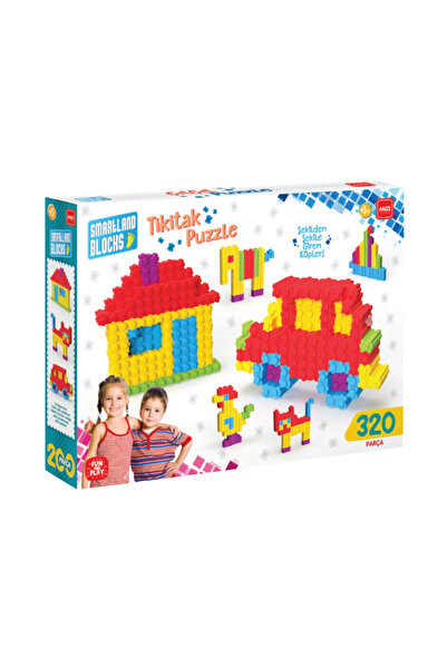 MGS OYUNCAK MGS Çıtçıt Puzzle Blok 320 Parça