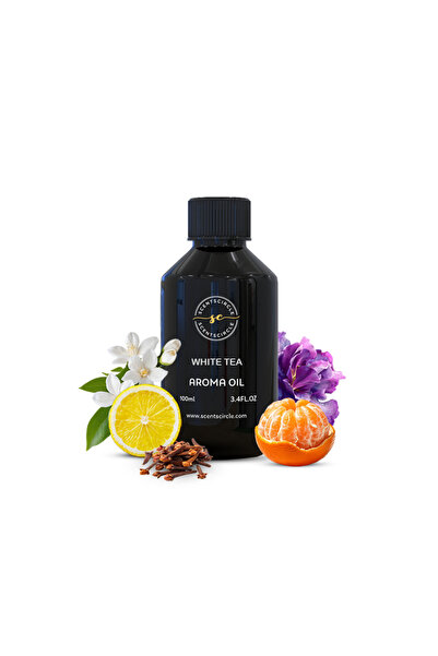 Scentscircle White Tea Diffuser Aroma Oil 100ml | Fresh Aquatic White Tea Iri...