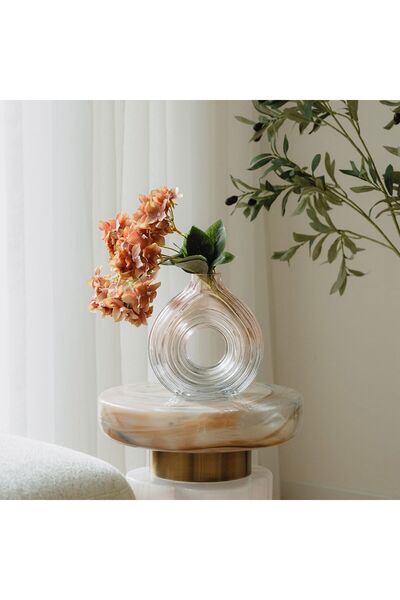 Generic Muse Glass Vase Short L18xW7xH20 - Multi Color