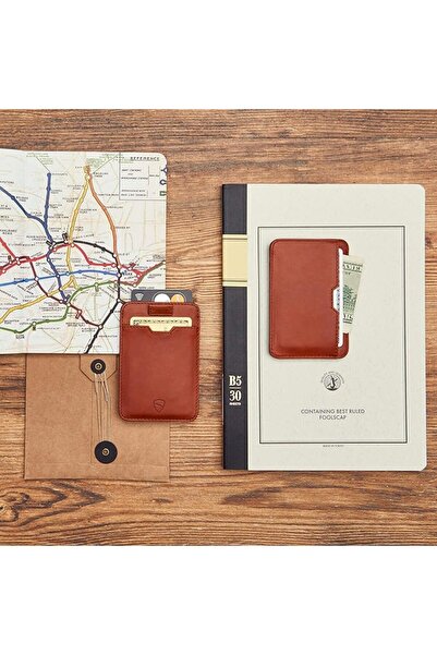 Vaultskin CHELSEA Slim Leather Card Wallet for Men, RFID (Matt Black) | Slim ...
