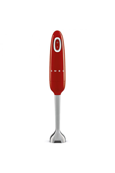 SMEG Blender de mână HBF11RDEU, 700 W, 14850 rpm, Funcție Turbo, Mâner anti-a...