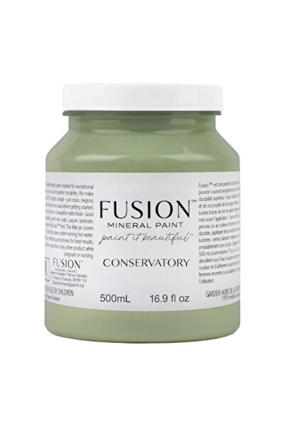 Fusion Vopsea minerală pentru mobilier, pentru seră, nuanță verde mediu, fini...