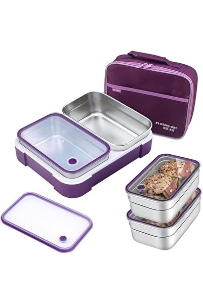 abinstore ABIN Stainless Steel Lunch Box for Adults Kids with Insulated Bag, ...