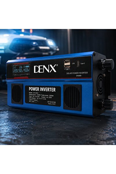 Primo Plus DX3650 1000W Vehicle & Home Power Inverter – DC 12V/24V to AC 220V...