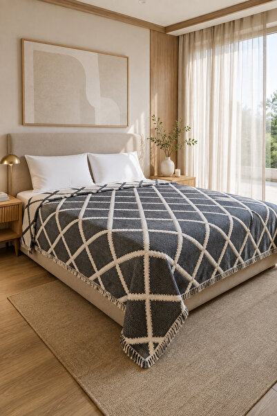 SELORA MAISON Bloommiss Muslin Bedspread Pike |   Double |   Soft Textured | ...