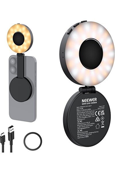 NEEWER ENTRY LEVEL VERSION Magnetic Selfie Light Compatible with MagSafe iPho...