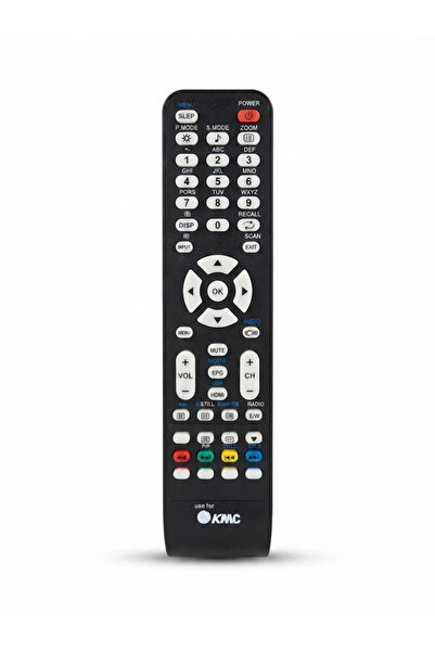 Generic Brand Replacement Remote Control for KMC TVs and Compatible Media Pla...