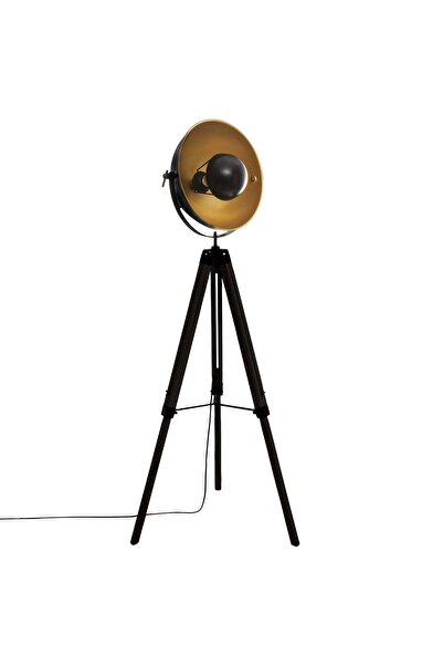 Atmosphera Lampadar trepied "Lahti" - Metal negru, H.156 cm