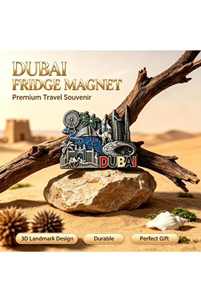 ARIANA Authentic UAE Dubai Travel Souvenir Metal Ornament Collectible. Showca...