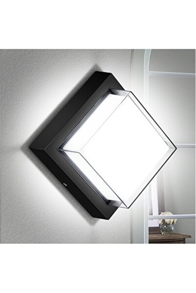STARSTAR Outdoor Wall Light, Modern Waterproof Ceiling Wall Light, Black Squa...