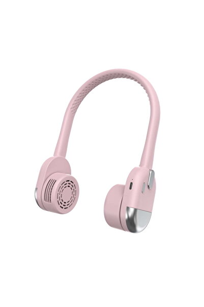Morvena Picks Ventilator USB pentru gât, portabil, reîncărcabil (roz, design ...