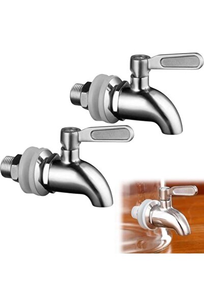 STARSTAR SS Beverage Dispenser w/Faucet - 2-Piece Set: Replacement faucet for...