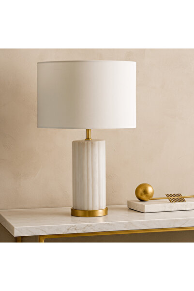 Roots Furniture مصباح طاولة مع غطاء