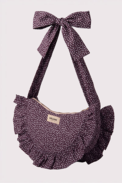 Blue Truffle Ruffle Crossbody